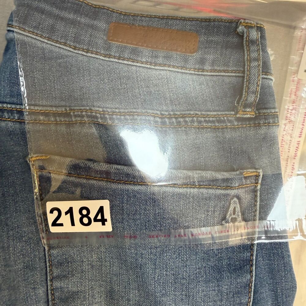 Articles of Society Skinny Jeans Women Distressed Raw Hem Blue Size 28 - Picture 11 of 11